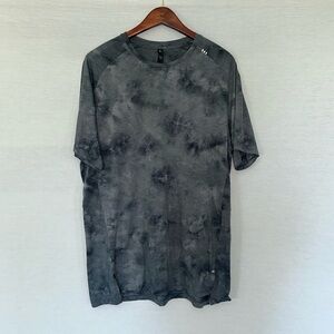 Gray Tie Dye Lululemon Short Sleeve Shirt